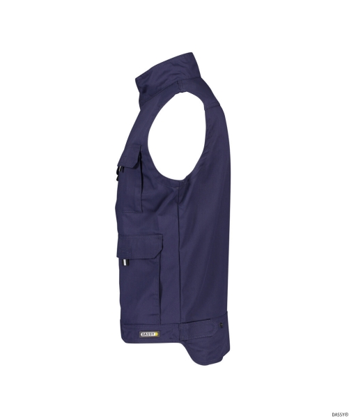 DASSY-Workwear, Sommerweste AVILA , dunkelblau