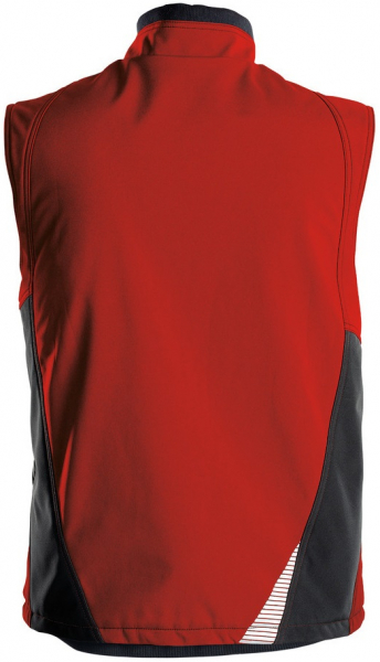 DASSY-Workwear, Softshell-Weste FUSION, rot/schwarz