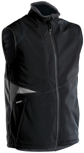 DASSY-Workwear, Softshell-Weste FUSION, schwarz/grau