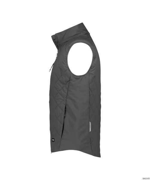 DASSY-Winterweste YALA, 90g/m², anthrazitgrau