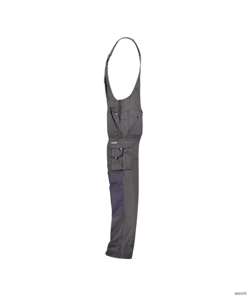 DASSY-Workwear, Latzhose VENTURA , grau