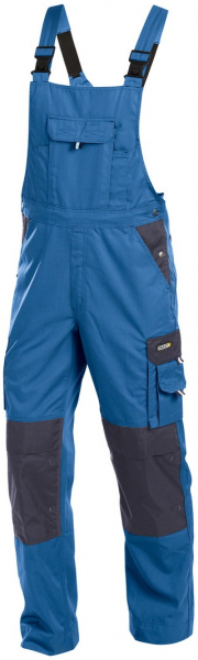 DASSY-Workwear, Latzhose VERSAILLES, kornblau/dunkelblau