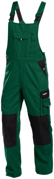 DASSY-Workwear, Latzhose VERSAILLES, grün/schwarz
