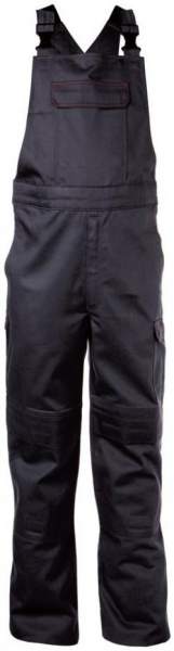 DASSY-Schweißer-Schutz, Flammhemmende Latzhose DAKOTA , schwarz