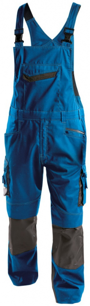 DASSY-Workwear, Latzhose VOLTIC, kornblau/grau