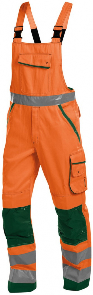 DASSY-Warnschutz, Latzhose, MALMEDY, orange/grün