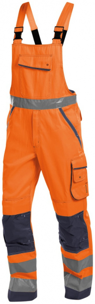 DASSY-Warnschutz, Latzhose, MALMEDY, orange/dunkelblau