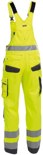 DASSY-Warnschutz, Latzhose, MALMEDY, gelb/zementgrau