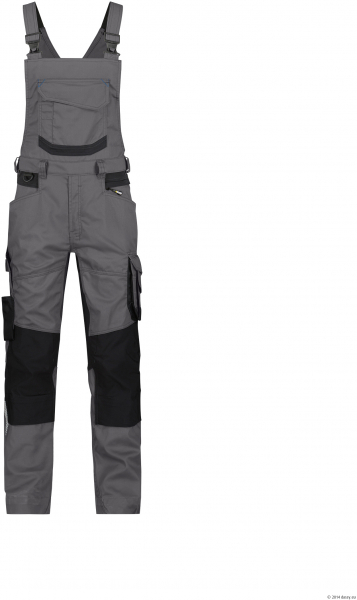 DASSY-Latzhose TRONIX , anthrazitgrau/schwarz