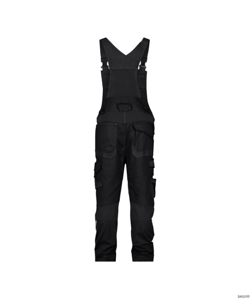 DASSY-Stretch-Arbeitslatzhose mit Kniepolstertaschen TRONIX NEXT, 245 g/m², schwarz