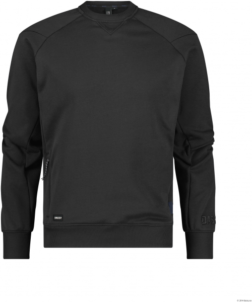 DASSY-Sweatshirt DOLOMITI, 290 g/m², schwarz