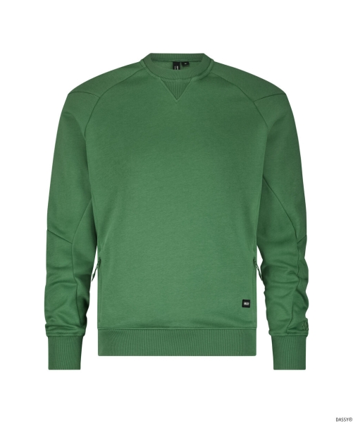 DASSY-Sweatshirt DOLOMITI, 290 g/m², ulmengrün