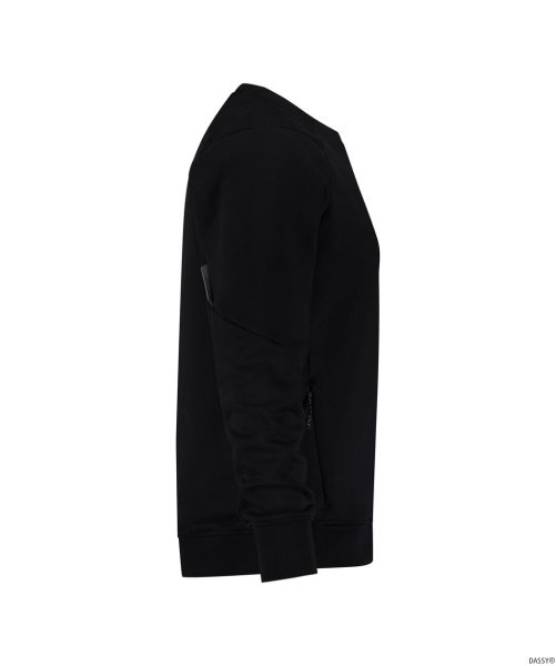 DASSY-Sweatshirt DOLOMITI, 290 g/m², schwarz