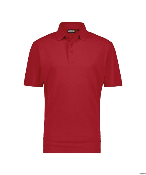 DASSY-Worker-Shirts, Poloshirt LEON, rot