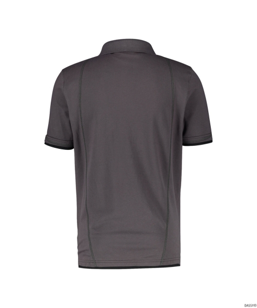 DASSY-Worker-Shirts, Poloshirt ORBITAL, grau/schwarz