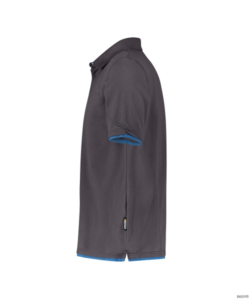 DASSY-Worker-Shirts, Poloshirt ORBITAL, grau/blau