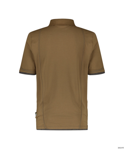 DASSY-Worker-Shirts, Poloshirt ORBITAL, braun/grau