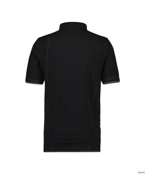 DASSY-Worker-Shirts, Poloshirt ORBITAL, schwarz/grau