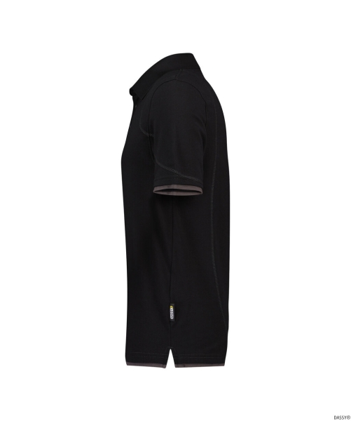 DASSY-Worker-Shirts, Poloshirt ORBITAL, schwarz/grau