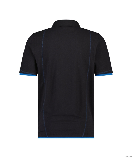 DASSY-Worker-Shirts, Poloshirt ORBITAL, schwarz/blau