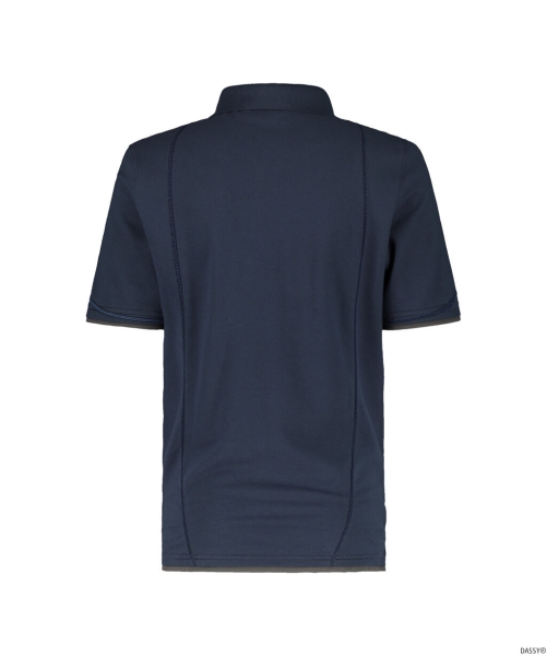 DASSY-Worker-Shirts, Poloshirt ORBITAL, dunkelblau/grau