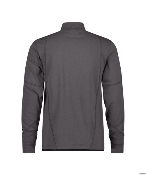 DASSY-Worker-Shirts, T-Shirt SONIC langarm, grau/schwarz