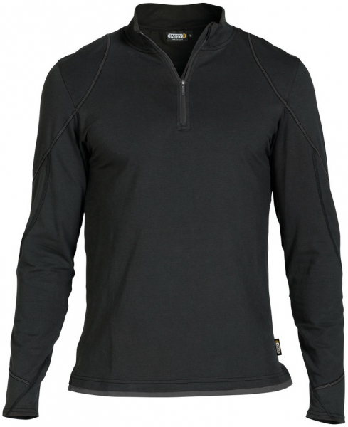 DASSY-Worker-Shirts, T-Shirt SONIC langarm, schwarz/grau