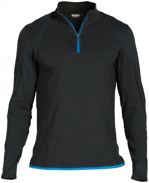 DASSY-Worker-Shirts, T-Shirt SONIC langarm, schwarz/blau