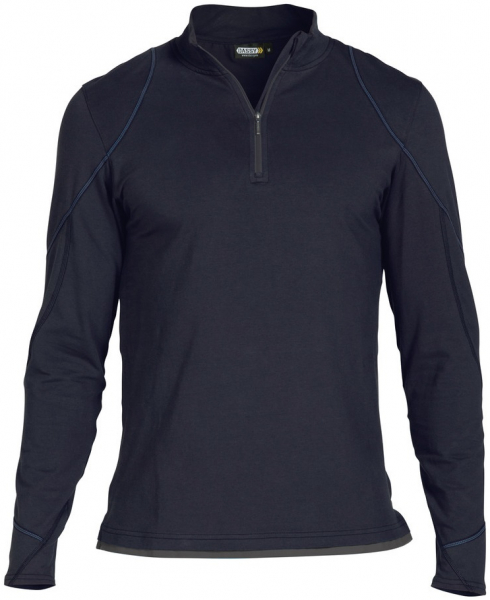 DASSY-Worker-Shirts, T-Shirt SONIC langarm, dunkelblau/grau