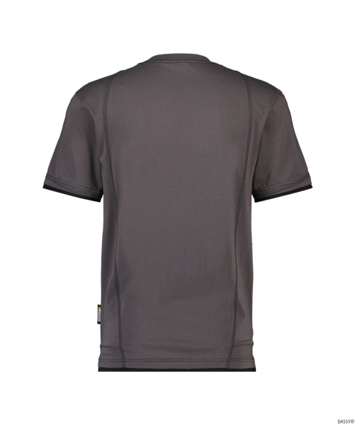 DASSY-Worker-Shirts, T-Shirt KINETIC, grau/schwarz