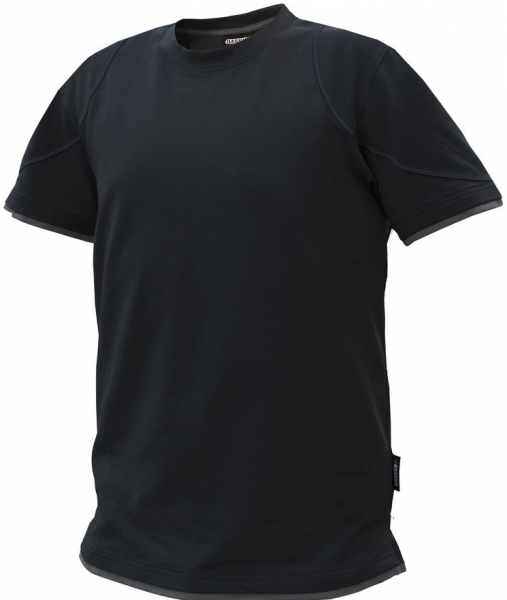 DASSY-Worker-Shirts, T-Shirt KINETIC, schwarz/grau