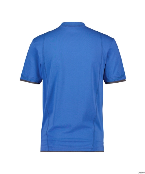 DASSY-Worker-Shirts, T-Shirt KINETIC, azurblau/grau