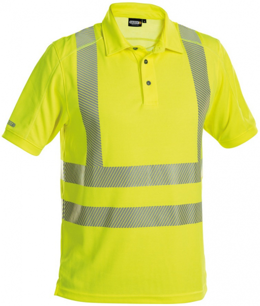 DASSY-Warnschutz, UV-Poloshirt BRANDON, gelb