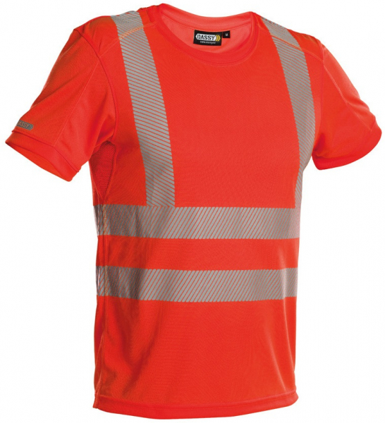 DASSY-Warnschutz, UV-T-Shirt CARTER, rot