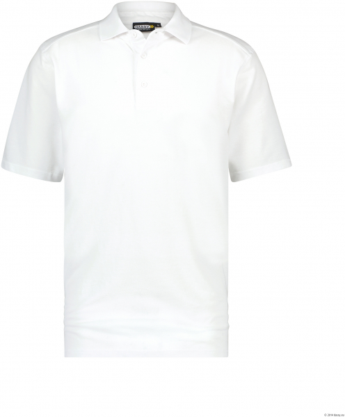 DASSY-Poloshirt HUGO, 220 g/m², weiß