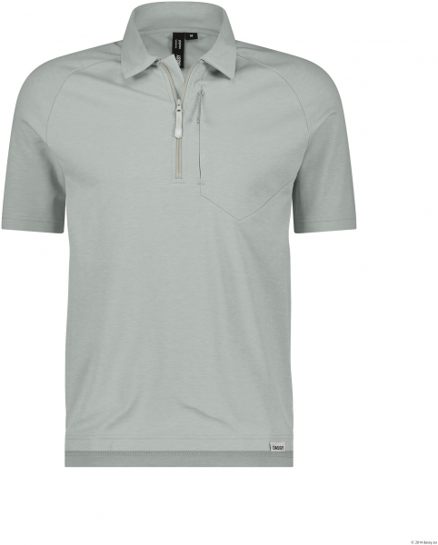 DASSY-Poloshirt MADIDI, 200g/m², miragegrau