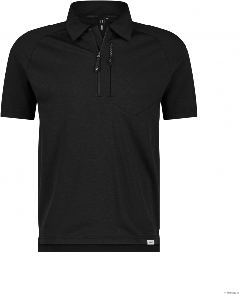 DASSY-Poloshirt MADIDI, 200g/m², schwarz