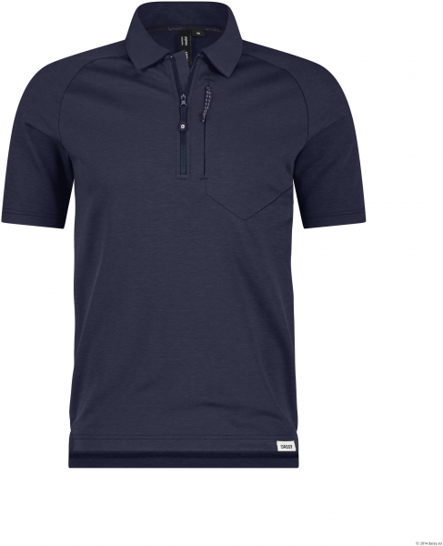 DASSY-Poloshirt MADIDI, 200g/m², nachtblau