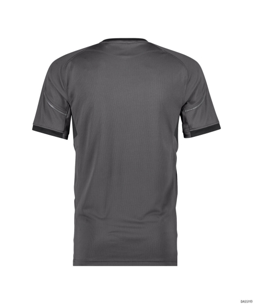 DASSY-T-Shirt NEXUS NEXT, 140 g/m², anthrazitgrau/schwarz