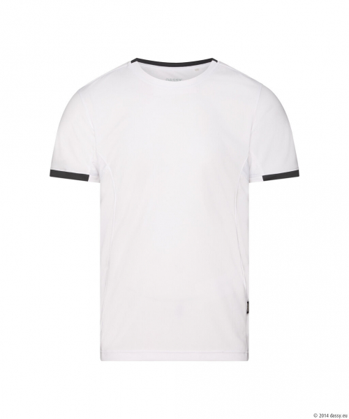 DASSY® Nexus Next T-shirt, weiß/anthrazitgrau