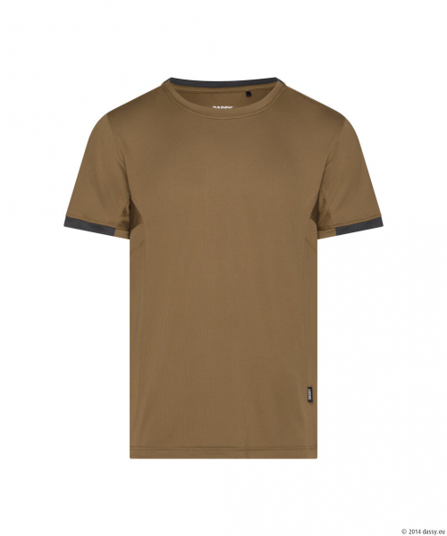 DASSY® Nexus Next T-shirt, Lehmbraun/anthrazitgrau