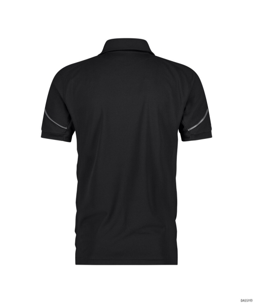 DASSY-Poloshirt TRAXION NEXT, 215 g/m², schwarz