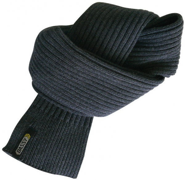 DASSY-Strickschal AURA, schwarz