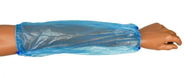 PE-Ärmelschoner, 40x20 cm blau, VE = 2000 Stk.