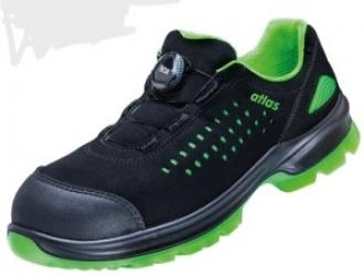 ATLAS-S1P-Sicherheitshalbschuhe, SL 9205 XP Boa, ESD, Weite 12, schwarz/grün