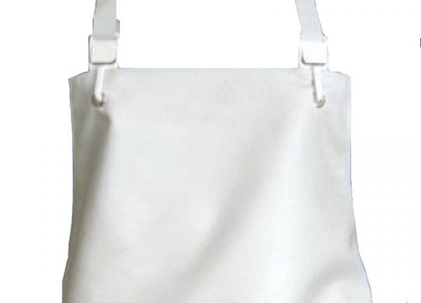 SCHLACHTHAUSFREUND-Workwear, Ischü-Schürze, Gummischürze, 1014, Kante genäht, gelb, VE = 5