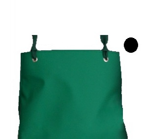 SCHLACHTHAUSFREUND-Workwear, Ledotex EL-90-Schürze, 1404, schwarz, VE = 5