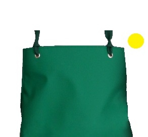 SCHLACHTHAUSFREUND-Workwear, Ledotex EL-90-Schürze, 1404, gelb, VE = 5