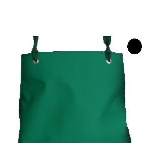 SCHLACHTHAUSFREUND-Workwear, Ledotex EL-90-Schürze, 1405, schwarz, VE = 5