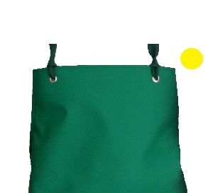 SCHLACHTHAUSFREUND-Workwear, Ledotex EL-90-Schürze, 1406, gelb, VE = 5
